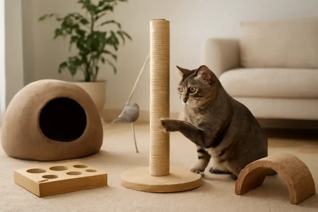 Photo related to cat enrichment ideas studio apartment