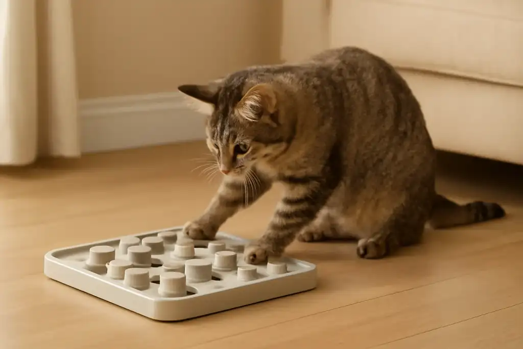 Photo related to cat puzzle feeder difficulty adjustment