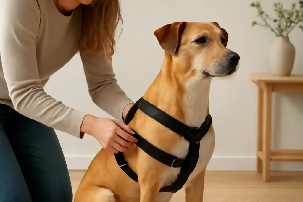 Photo related to no pull harness fit check