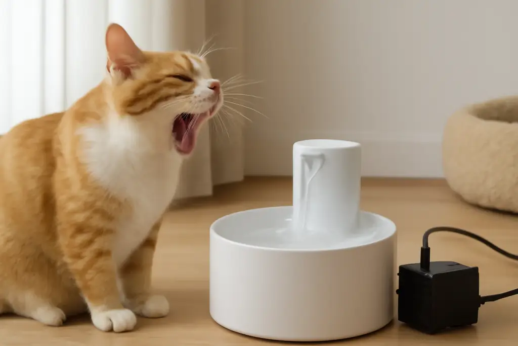 Photo related to pet fountain pump noise