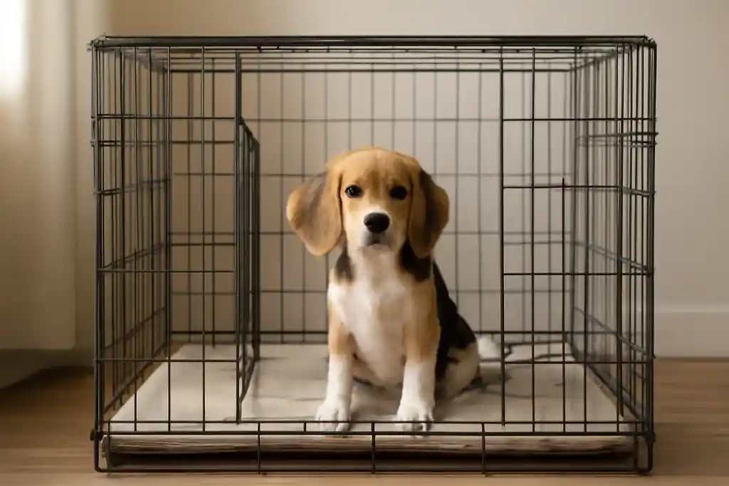 Photo related to puppy crate divider panel